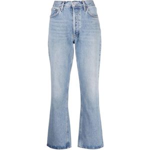 Agolde, Jeans, Dames, Blauw, W29, Draadloze jeans