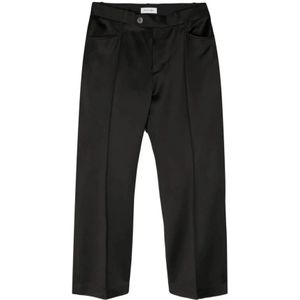 Ernest W. Baker, Broeken, Heren, Zwart, 2Xl, Zwarte Flare Broek