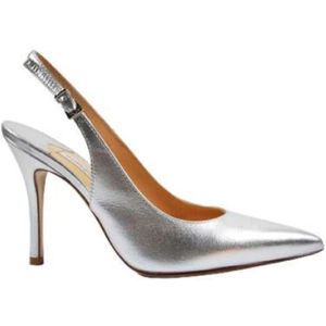 Roberto Festa, Zilveren Gelamineerde Slingback Pumps Grijs, Dames, Maat:37 EU