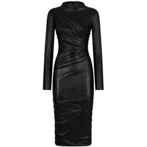 Tom Ford, Zwarte jurken voor vrouwen Zwart, Dames, Maat:S