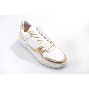 Nubikk, Schoenen, Dames, Veelkleurig, 40 EU, Wit Goud Golf Sneaker