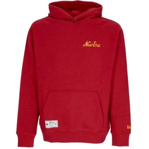 New Era, Hoodie Heritage Oversized Hoodyyewera Rood, Heren, Maat:M