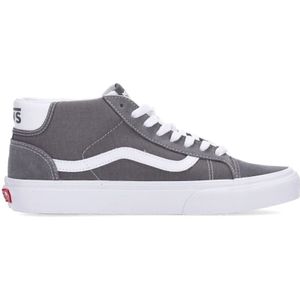 Vans, Schoenen, Heren, Grijs, 43 EU, Suède, Mid Skool Sneaker Pewter/Wit