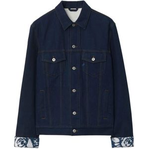 Burberry, Jassen, Heren, Blauw, M, Denim, Indigo Blue Pro Model Jack