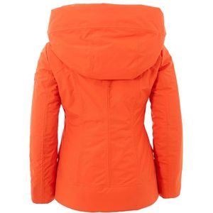 Peuterey, Jassen, Dames, Oranje, S, Polyester, Elegante Oranje Polyester Jas