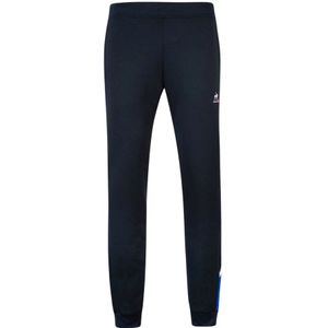 le coq sportif, Tricolor Joggingbroek Blauw, Heren, Maat:S