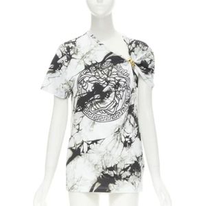 Versace Pre-owned, Pre-owned, Dames, Wit, M, Katoen, Pre-owned Cotton tops