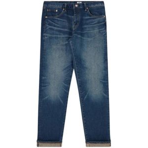 Edwin, Jeans, Heren, Blauw, W34, Katoen, Straight Jeans