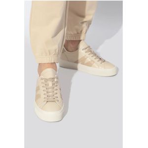 Moncler, Schoenen, Dames, Beige, 38 EU, Leer, Sportschoenen 'Monaco 2'