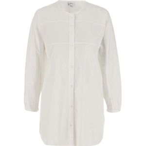 Aspesi, Blouses & Shirts, Dames, Wit, L, Stijlvolle Damesoverhemd voor Elke Gelegenheid
