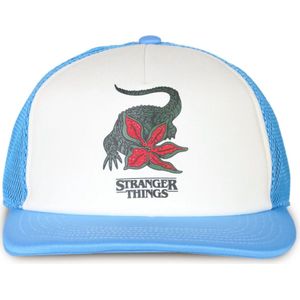 Lacoste, Croc Snapback Cap voor Stranger Things Blauw, unisex, Maat:ONE Size