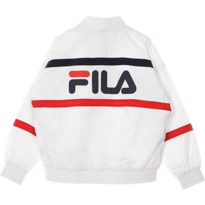 Fila, Jassen, Dames, Wit, L, Windjack Wit/Zwart/Rood