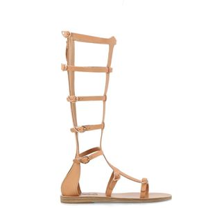 Ancient Greek Sandals, Gladiator Stijl Sandalen Bruin, Dames, Maat:40 EU