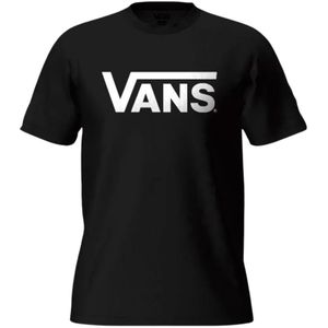 Vans, Tops, Heren, Zwart, M, Klassieke T-shirt in zwart en wit