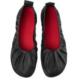 Camper, Schoenen, Dames, Zwart, 38 EU, Leer, Tegenovergestelde Twins Leren Ballerinas