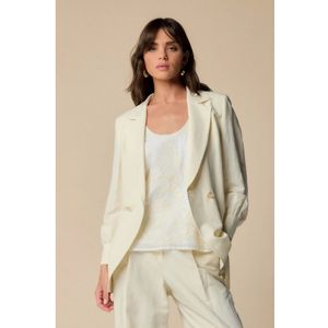 Kocca, Jassen, Dames, Beige, L, Stijlvolle Blazers voor een Chic Look