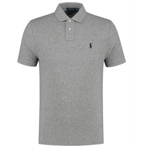 Ralph Lauren, Tops, Heren, Grijs, M, Klassieke Polo Shirt