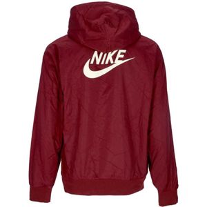 Nike, Sweatshirts & Hoodies, Heren, Rood, S, Katoen, Winter Hoodie Pullover Sportkleding