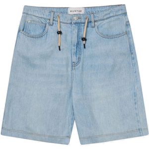 Munthe, Denim Shorts Blauw, Dames, Maat:S