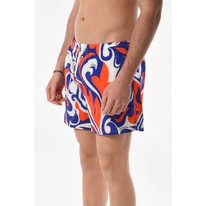 Dsquared2, Badkleding, Heren, Veelkleurig, L, Polyester, Boxershorts met All-Over Print