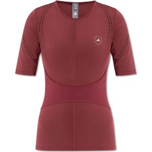 Adidas by Stella McCartney, Sport, Dames, Rood, XS, Polyester, Trainingstop met logo