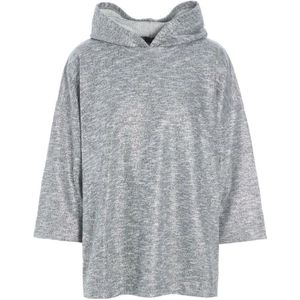 Bitte Kai Rand, Zilver Melange Hoodie Blouse Grijs, Dames, Maat:XL