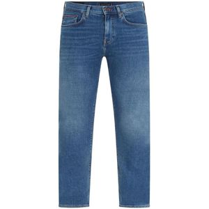 Tommy Hilfiger, Jeans, Heren, Blauw, W36 L32, Denim, Slim Denim Jeans voor Mannen