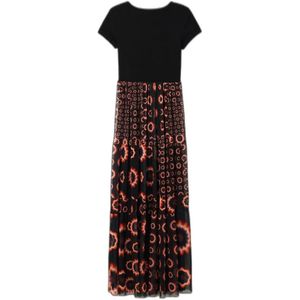 Desigual, Maxi Kleedjes Veelkleurig, Dames, Maat:XL