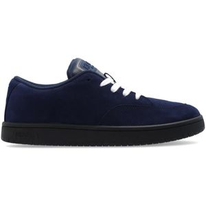 Kenzo, Schoenen, Heren, Blauw, 42 EU, Suède, Suède sneakers