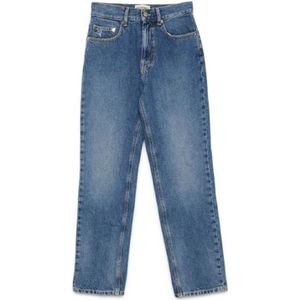 Roy Roger's, Jeans, Dames, Blauw, W28, Denim, Iconische Medium Wash Denim Jeans