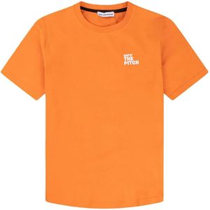 Off The Pitch, Tops, Heren, Oranje, XL, Katoen, Oranje Slim Fit T-Shirt Heren