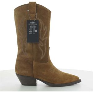 Alpe, Schoenen, Dames, Bruin, 36 EU, Stijlvolle Cowboy Laarzen Vrouwen Cognac