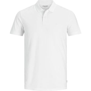 Jack & Jones, Tops, Heren, Wit, L, Essentials Polo Shirt Wit Slim Fit