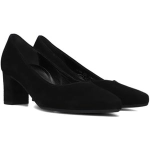 Gabor, Schoenen, Dames, Zwart, 39 EU, Elegante Zwarte Pumps met Puntige Neus