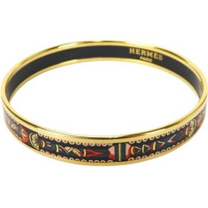 Hermès Vintage, Pre-owned Metal bracelets Zwart, Dames, Maat:ONE Size