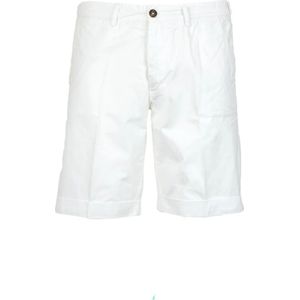 40Weft, Korte broeken, Heren, Wit, XL, Stijlvolle Bermuda Shorts
