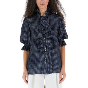 Alexandre Vauthier, Blouses & Shirts, Dames, Blauw, M, Blouses