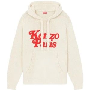 Kenzo, Sweatshirts & Hoodies, Dames, Wit, M, Katoen, Vintage-geïnspireerde Hoodie door Verdy