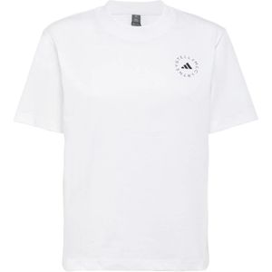 Adidas by Stella McCartney, Korte Mouw T-Shirt Wit, Dames, Maat:XS