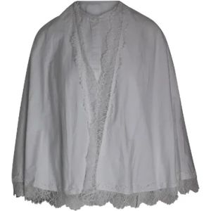Giambattista Valli Pre-owned, Pre-owned, Dames, Wit, L, Katoen, Pre-owned Cotton tops