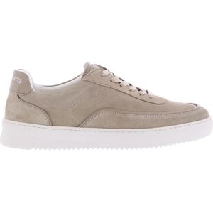 Filling Pieces, Schoenen, Heren, Beige, 45 EU, Heren Mondo Suede Lux Sneaker Beige