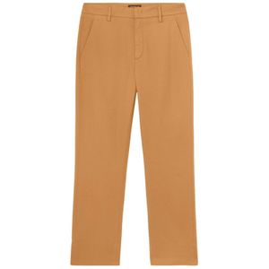 Dondup, Broeken, Dames, Veelkleurig, W27, Katoen, Erin Cropped Chino Broek