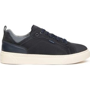 Nerogiardini, Schoenen, Dames, Blauw, 44 EU, Suède, Blauwe Suède en Stoffen Sneakers