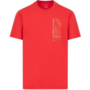 Armani Exchange, Tops, Heren, Oranje, S, T-Shirts