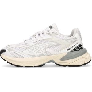 Puma, Wit/Cool Grijs Streetwear Sneakers Wit, Heren, Maat:40 EU