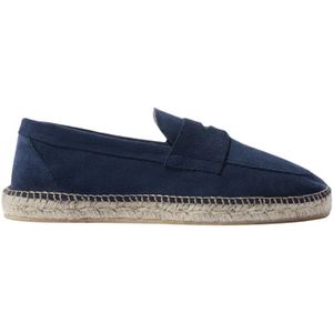 Scarosso, Schoenen, Heren, Blauw, 45 EU, Linnen, Diego Penny-Loafer Espadrilles