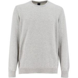 Fedeli, Sweatshirts & Hoodies, Heren, Grijs, 4Xl, Kasjmier, Argentina Slim Cashmere Sweater