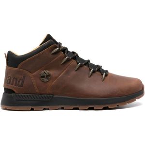 Timberland, Cederbruine leren Chukka-laarzen Bruin, Heren, Maat:43 1/2 EU