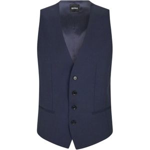 Hugo Boss, Pak Vest Blauw, Heren, Maat:XL