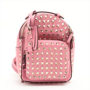 Valentino Vintage, Pre-owned, Dames, Roze, ONE Size, Leer, Pre-owned Leather backpacks